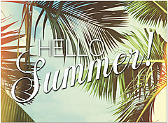 Summer Palms Greeting Card D1458U-Y